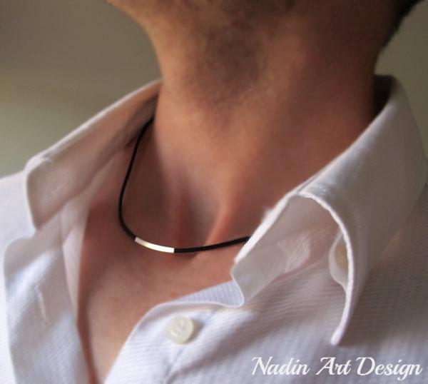 Herrenhalsband Stile. Halskette als das beste Geschenk fr Freund: wel -  Personalisierter Schmuck Geschenke fr Mnner und Frauen