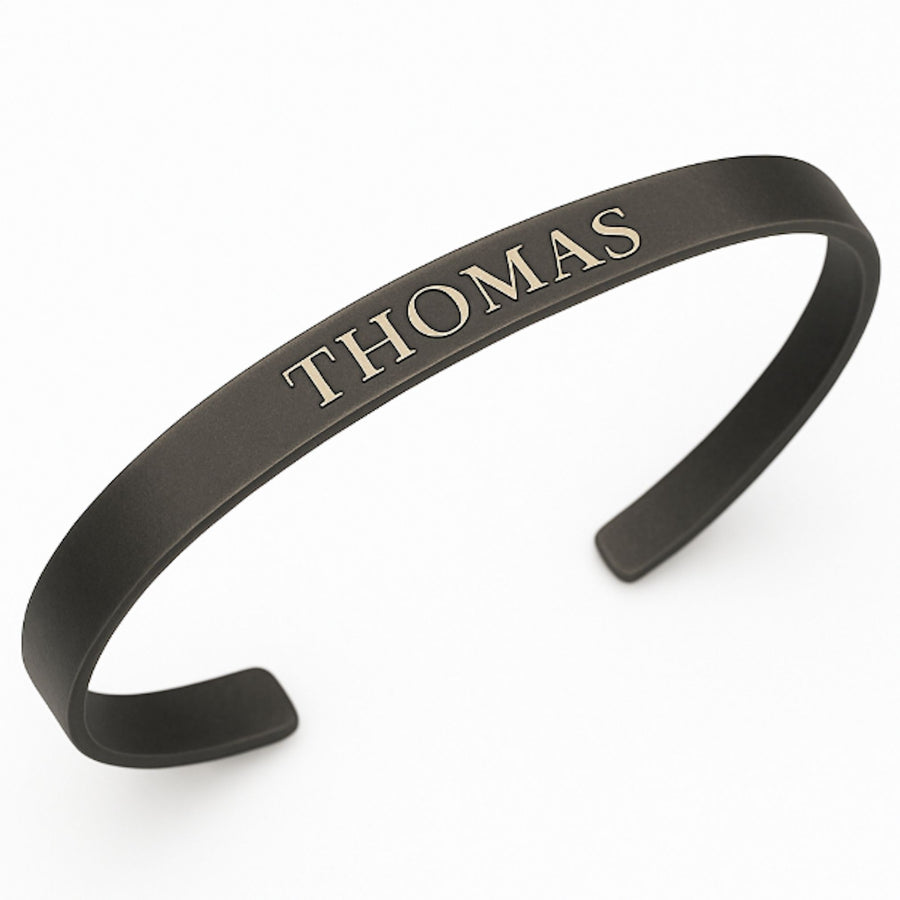 Herren armband mit eigenem Namen