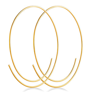 14K Gold Filled Creolen Ohrringe - Wirbel Ohrringe