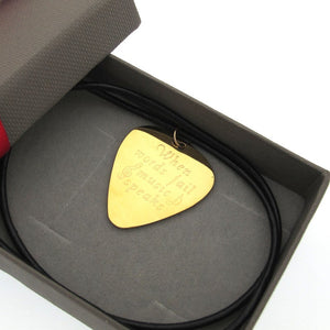 Gitarren Fan Halskette - Geschenk für Musiker