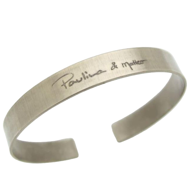 Handschrift graviertes Armband