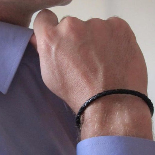 Geflochtenes Lederarmband