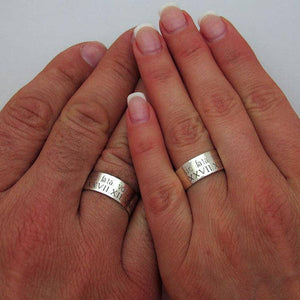 Gravierter Ringe mit Zitaten - Versprechensring, Geburtstagsgeschenk