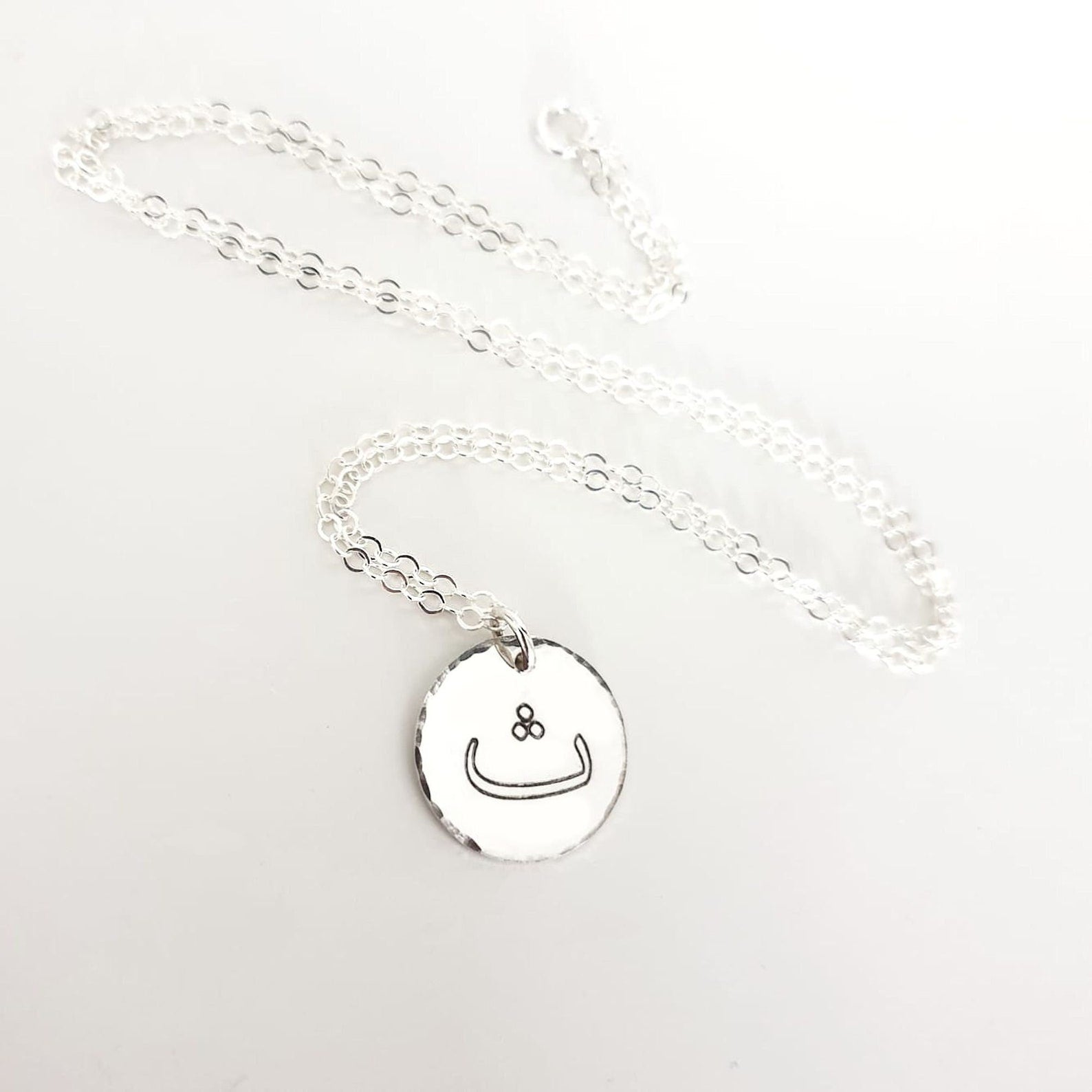 Arabischer Buchstabe Halskette - Sterling Silber Anhänger