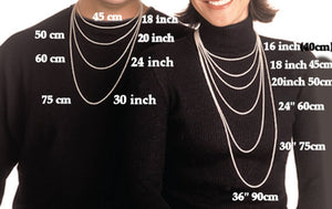 Namenkette - Gravierte Medaillon Halskette