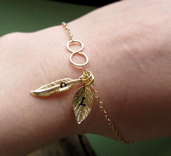 Gold filled Unendlichkeit Armband