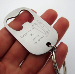 Schlüsselanhänger - Personalisierter Flaschenöffner