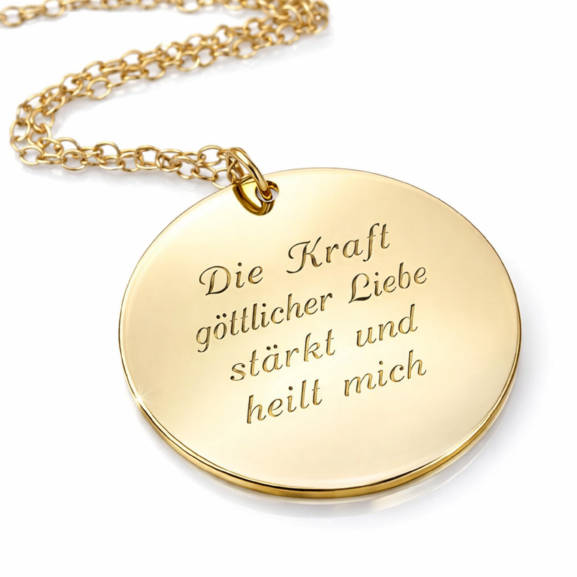 Gravierte Goldkette