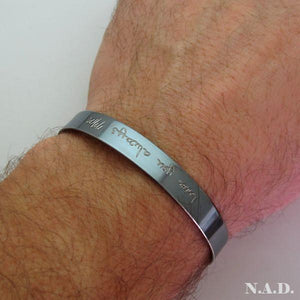 Sterling Silber Armband mit Handschrift Gravur - Freundgeschenk