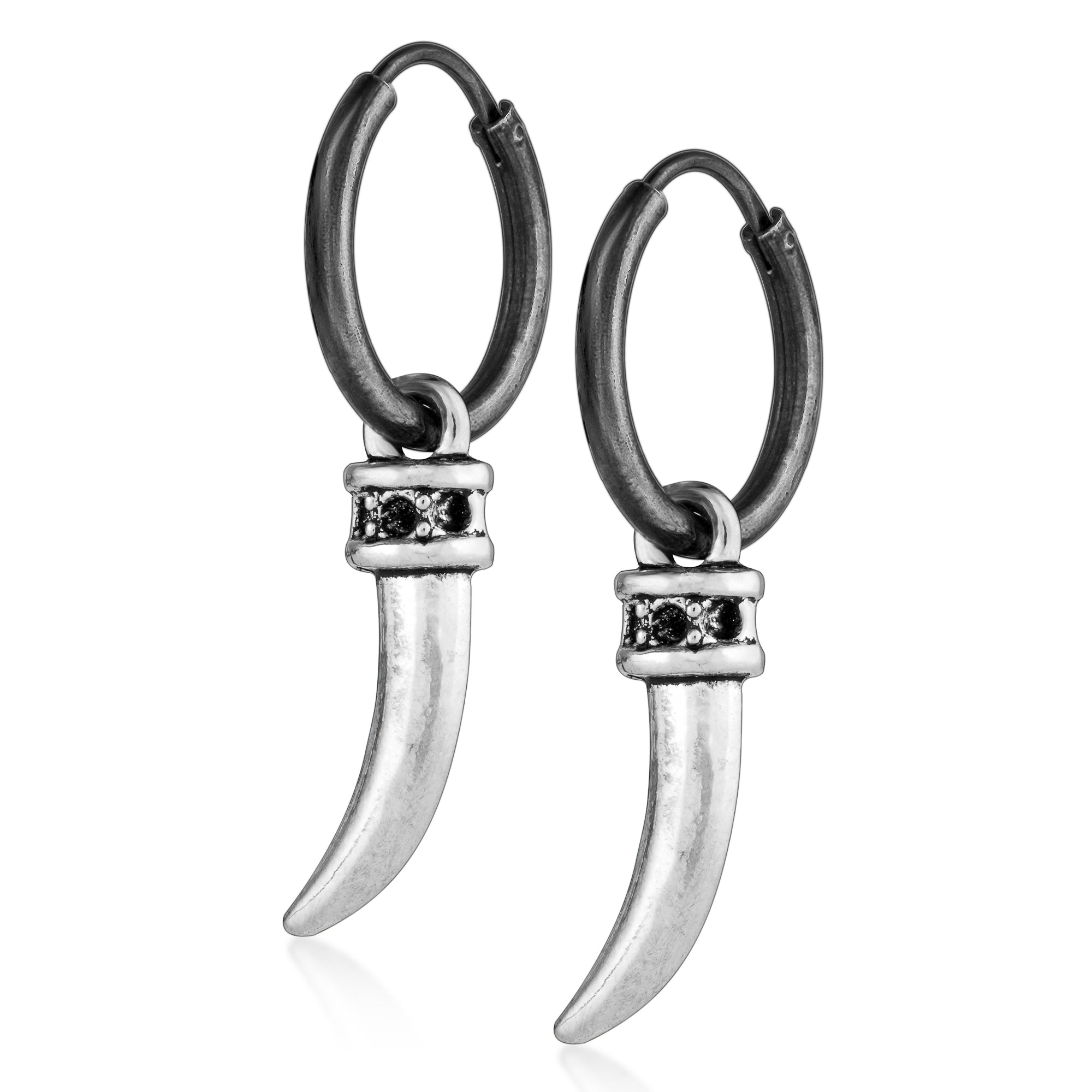 Horn Ohrring - Herren Hauer Ohrring