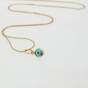 Schutzengel Kette - Gold Eye Halskette