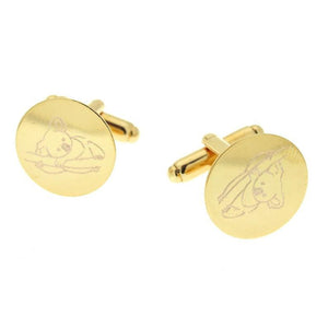 Gold Manschettenknöpfe - Hochzeitsgeschenk