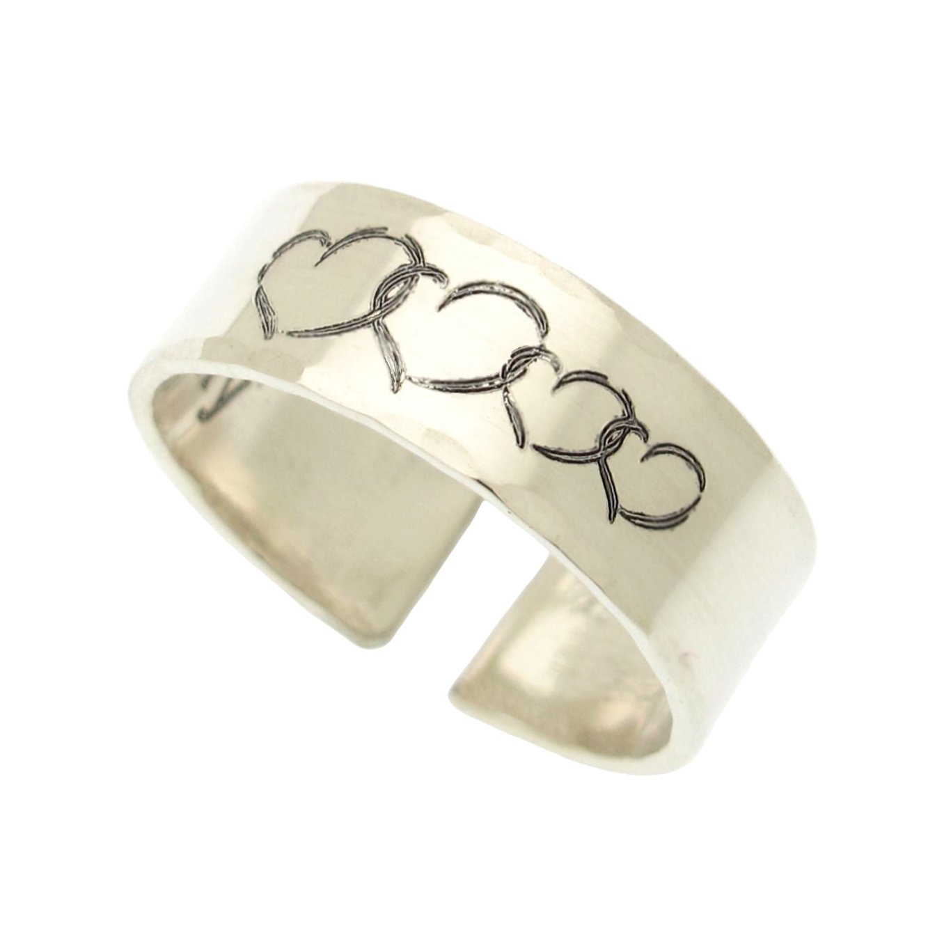 Herzenring. Graviertes Geschenk für Mutter