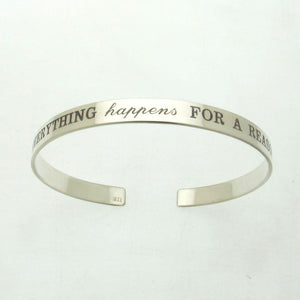  Graviertes Sterling Silber Armband