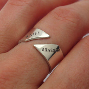 Gravierter Ring für sie - Romantisches Geschenk