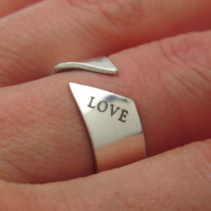 Gravierter Ring für sie - Romantisches Geschenk