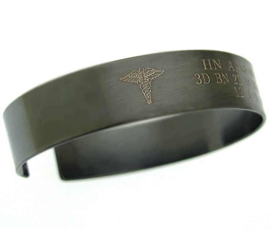 Personalisiertes Militärarmband - Offizier Geschenkidee
