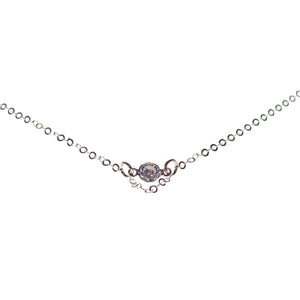 Sterling Silber Choker Halskette