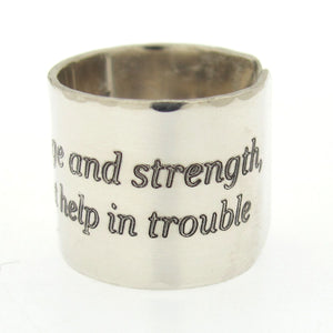 Bibel Vers gravierter Ring
