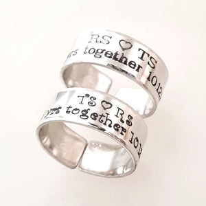 Jubiläumsgeschenk für Paare - Vertrauensring