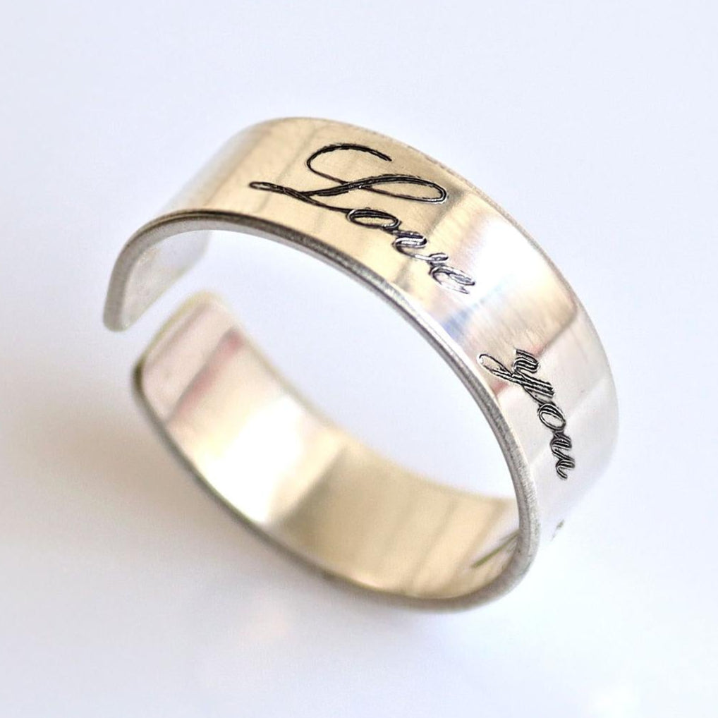 Liebesnachricht Ring für Freundin