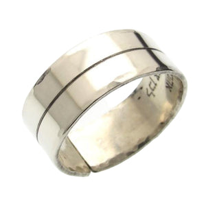 Linie Band Ring