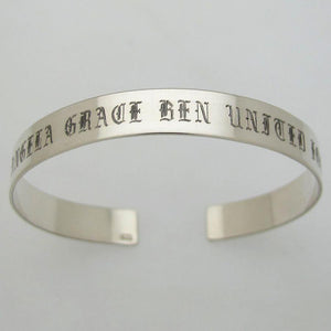 Silberarmband Gravur Geschenkidee
