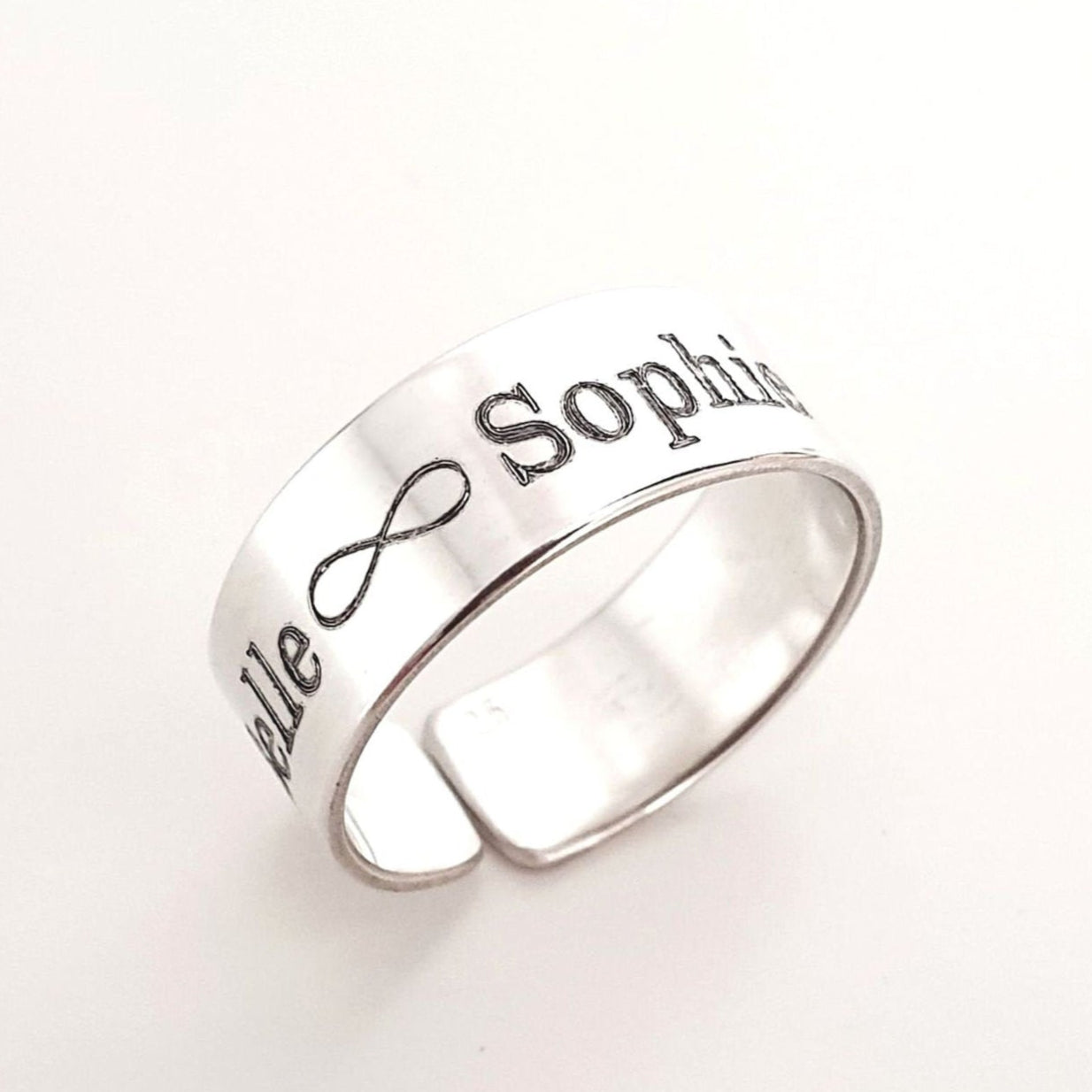 Liebe für immer Namenring für Paar