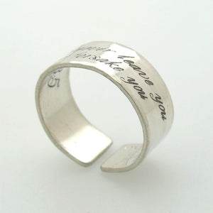 Ring individuell graviert
