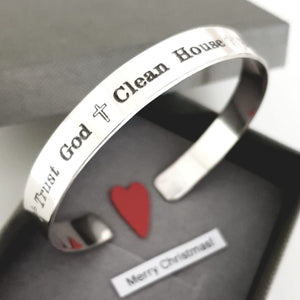 Vertraue Gott Armband 