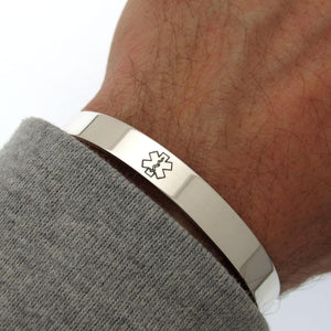 Diabetiker Armband - Sterling Silber Med Schmuck