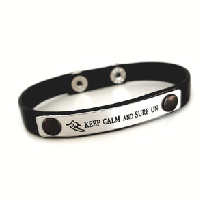 Surfer Geburtstagsgeschenk - Lederarmband