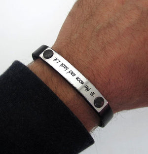 Surfer Geburtstagsgeschenk - Lederarmband