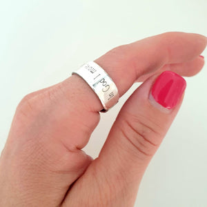 Personalisierter Ring - nachhaltiges Geschenk