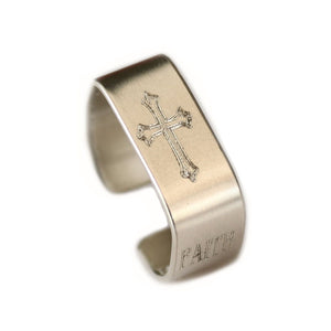 Kreuzring - Personalisierter Christian Ring