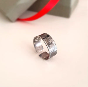 Kindernamen Ring Gehämmerter Bandring