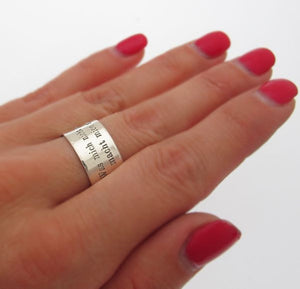 Personalisierter Ring - nachhaltiges Geschenk