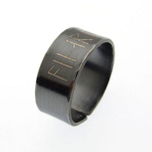 Wikinger-Ring - Elder Futhark Runes Ring