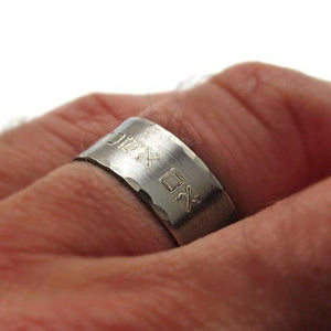 Wikinger-Ring - Elder Futhark Runes Ring