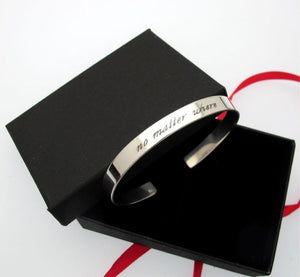 Sterling Silber Armband - Inspirierendes Zitat-Geschenk