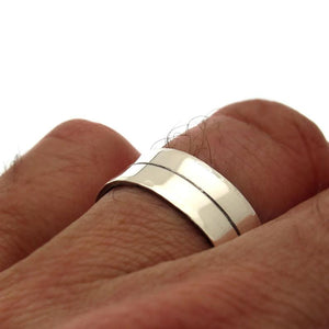Linie Band Ring