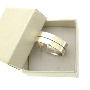 Linie Band Ring