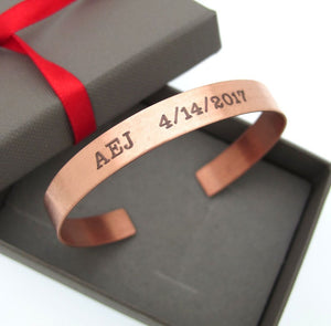 Kupferarmband für Männer - Geburtstagsgeschenk