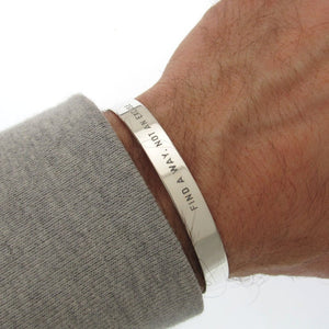 Vatertagsgeschenk - Sterling Silber Armband für Männer