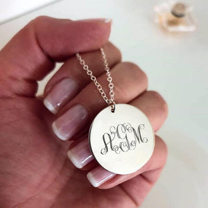Personalisierte Monogramm Bettelkette