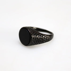 Schwarzer Onyx Ring