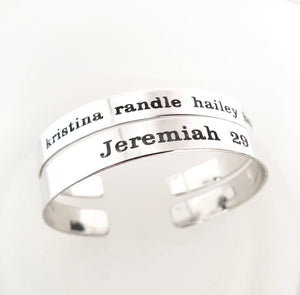 Bibel Vers Graviertes Armband