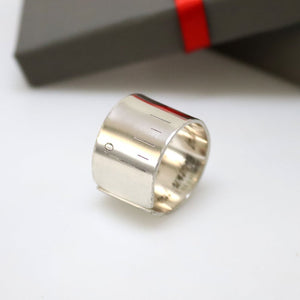 Breiter Ring - Personalisierter Herrenring