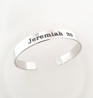 Bibel Vers Graviertes Armband