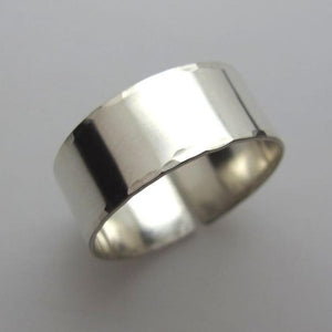 Sterling Silber Herrenring mit Gravur